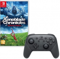 Manette Nintendo Switch Pro + Xenoblade Chronicles Definitive Edition