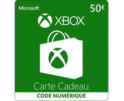  Carte cadeau Xbox Live 50€
