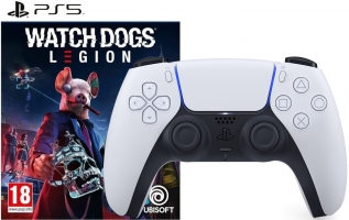 Manette sans fil DualSense PS5 + Watch Dogs Legion