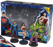 Coffret Collector 3 figurines Eaglemoss Masterpiece Collection - Superman, Wonder Woman, Lex Luthor