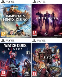 Immortals Fenyx Rising + Outriders + Watch Dogs Legion + Rustler + 9€ Offerts