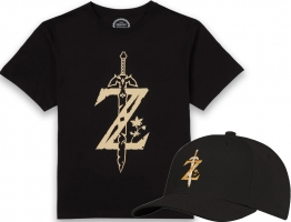Lot Zelda : T-Shirt (Homme ou Femme) + Casquette brodée