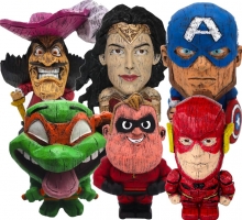 Figurines FOCO Eekeez peintes à la main (Tortues Ninja, Wonder Woman, Flash, Groot...)