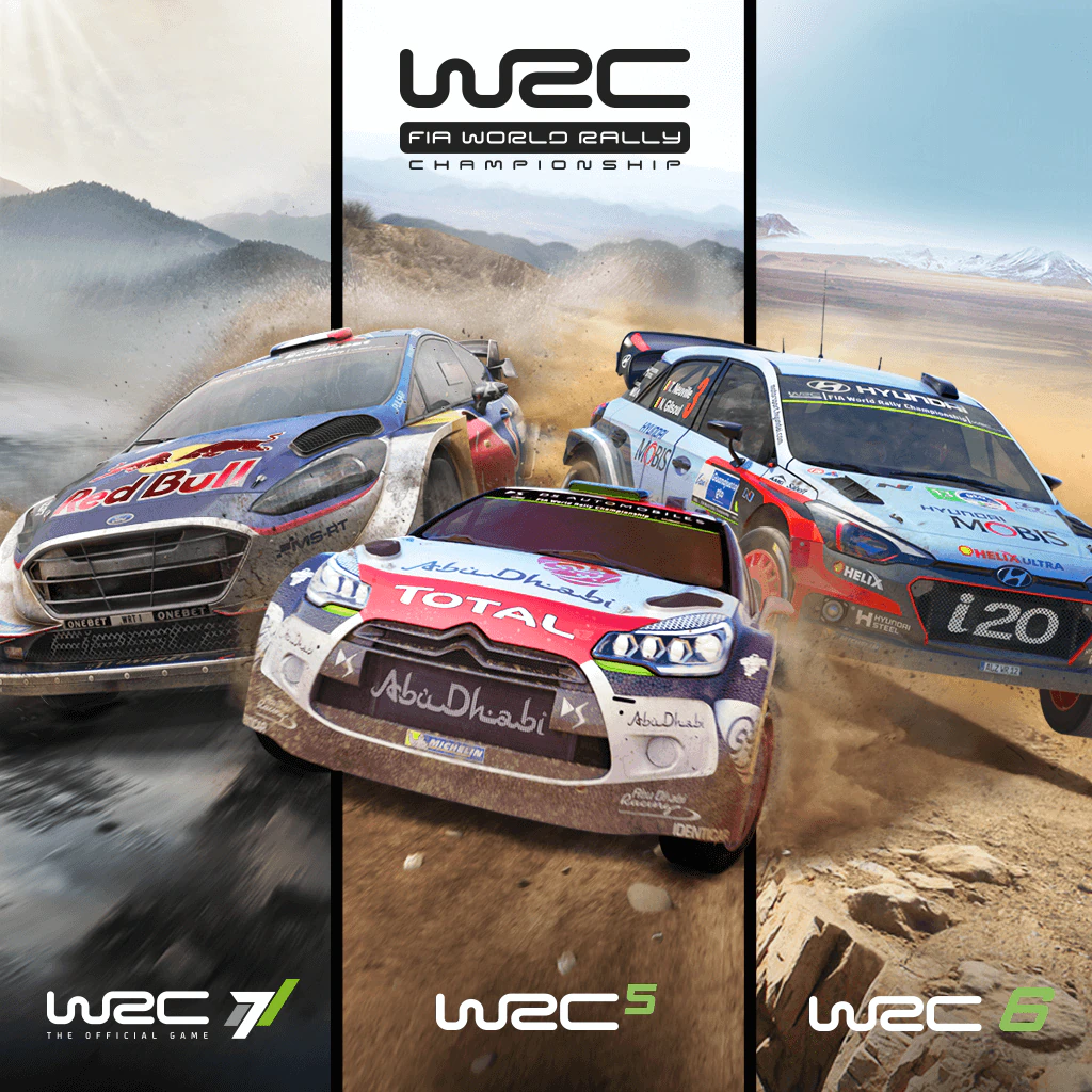 WRC 5 + WRC 6 + WRC 7 + DLCs