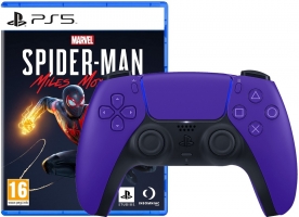 Manette DualSense pour PS5 (Plusieurs Coloris) + Marvel's Spider-Man : Miles Morales