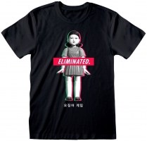 T-Shirt - Squid Game - Elimination Doll / Games / 456 Digital Text