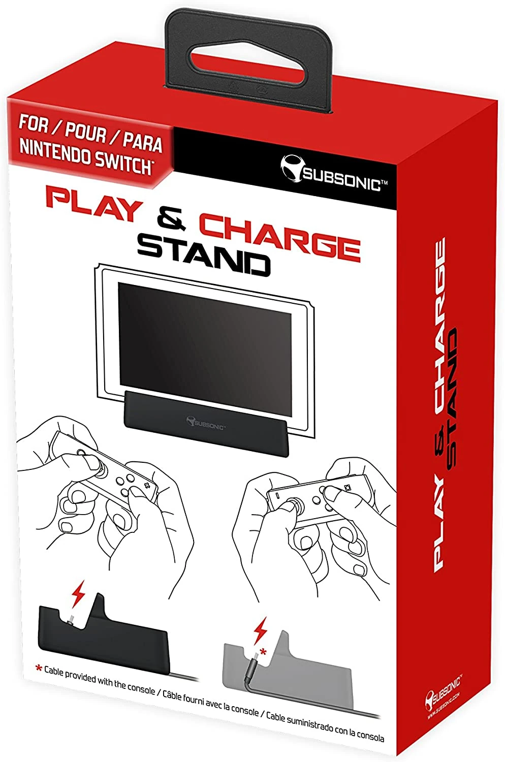 Play & Charge Kit Subsonic pour Nintendo Switch 