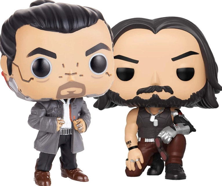 Sélection de Funko Pop Cyberpunk 2077 (Takemura, Johnny Silverhand...)