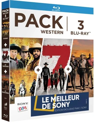 Coffret Blu-ray Western : Silverado + Les 7 Mercenaires + Les Professionnels