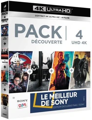 Coffret 4K Ultra HD : SOS Fantômes + Trainspotting T2 + Blade Runner 2049 + La Tour Sombre