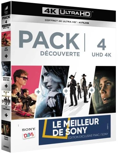 Coffret 4K Ultra HD : Baby Driver + Underworld + Les 7 Mercenaires + Premier Contact