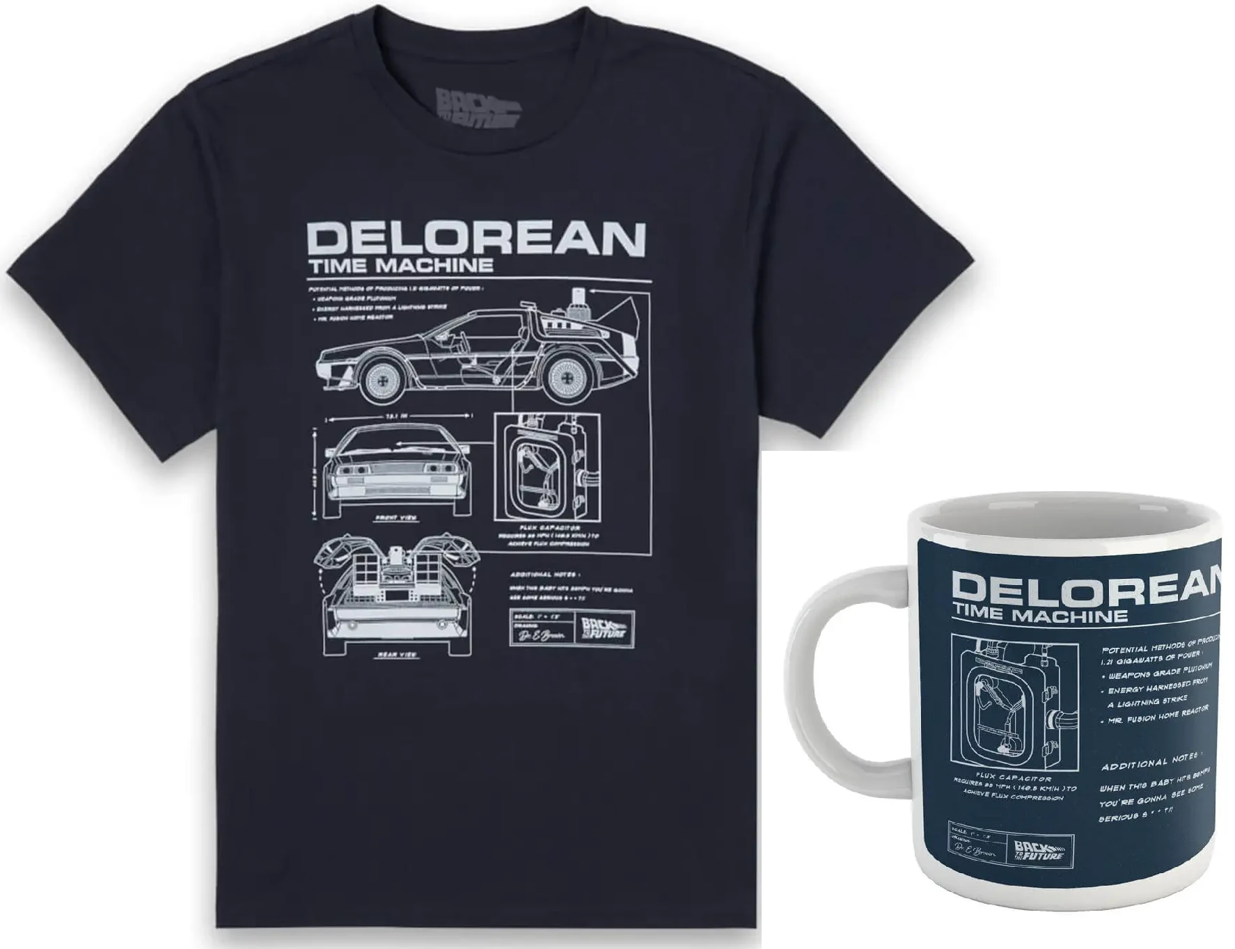 T-Shirt Retour Vers le Futur + Mug