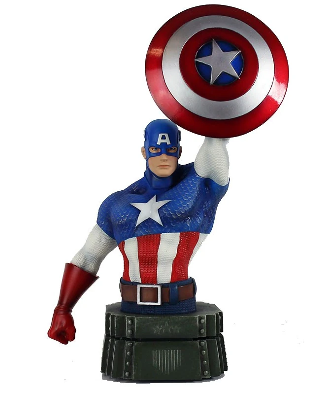Figurine Semic Studio - Marvel - Buste Captain America (26cm)