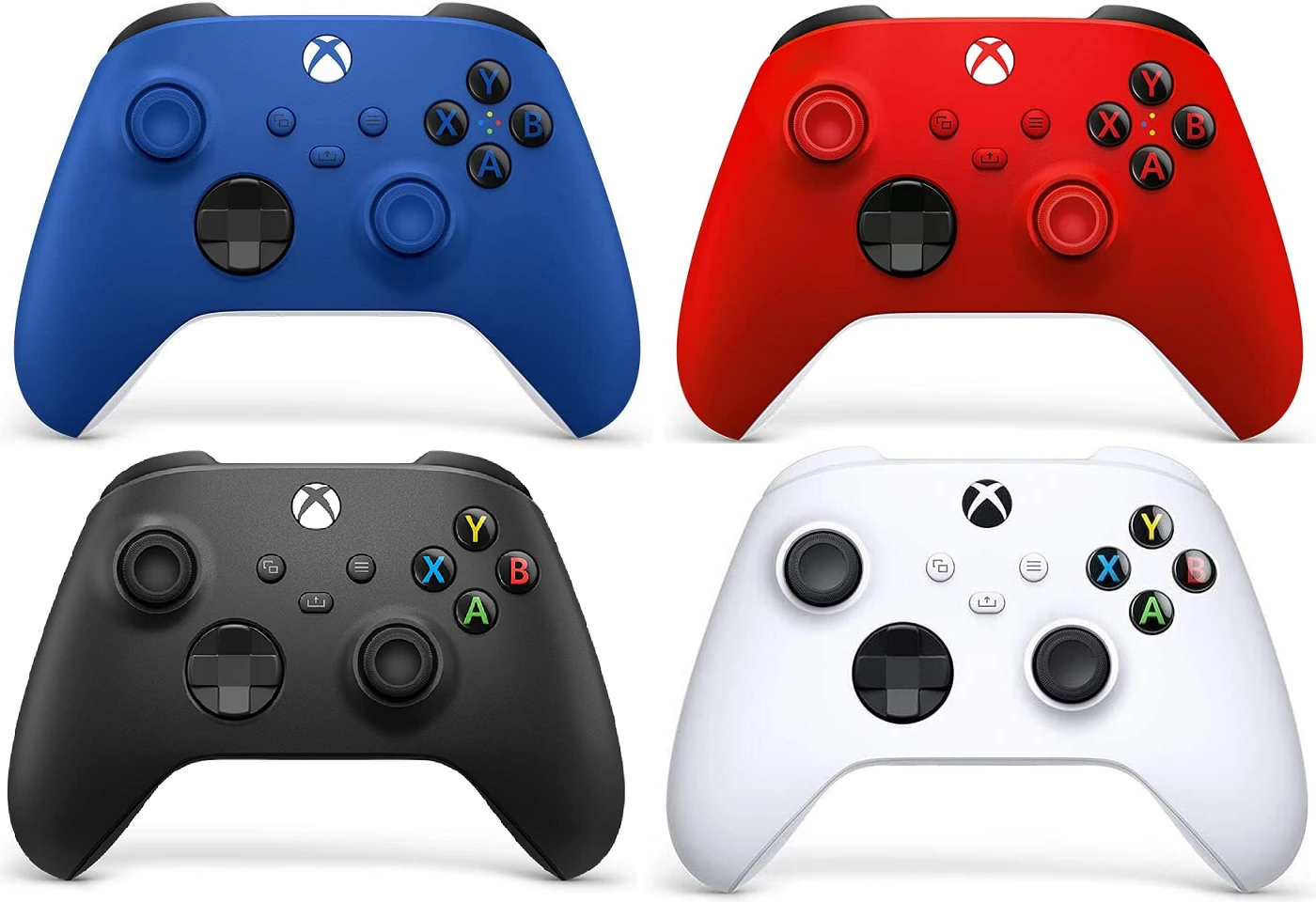 Manette pour Xbox Series X / S / One / PC - Shock Blue / Pulse Red / Robot White / Carbon Black / Electric Volt / Pink
