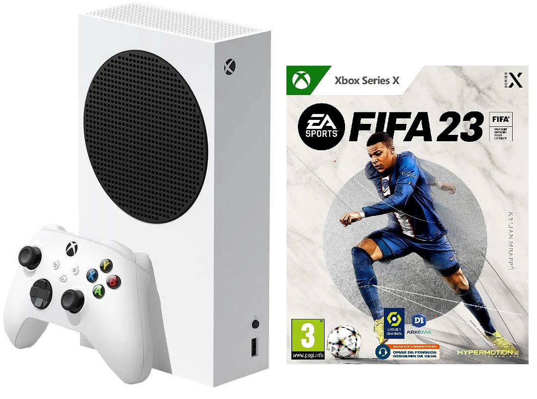 Console Xbox Series S - SSD 512Go + FIFA 23 (Démat)