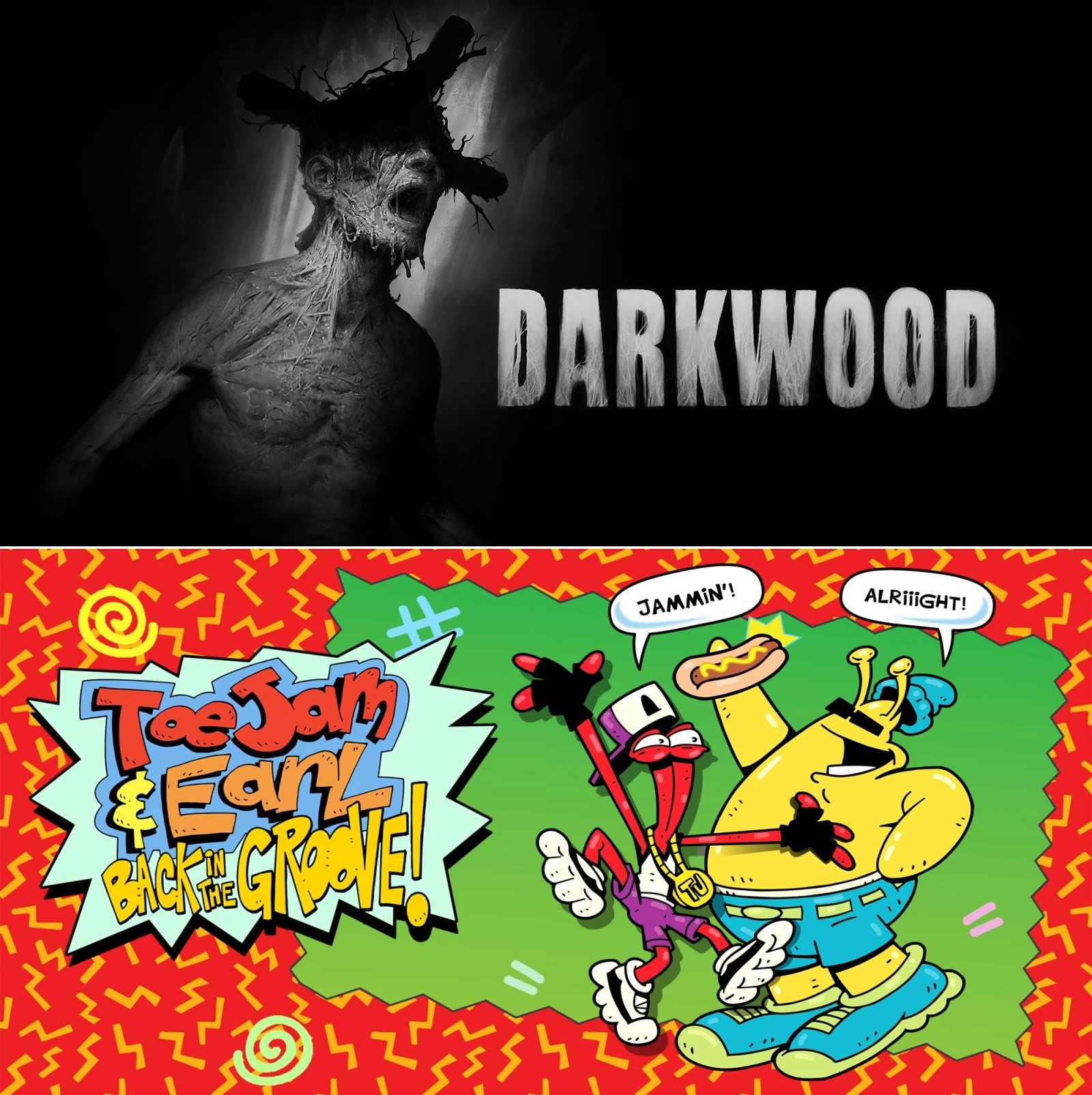 Darkwood + ToeJam & Earl : Back in the Groove