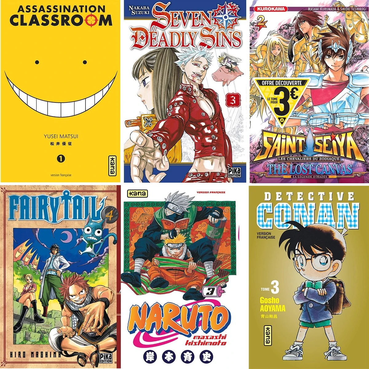 Sélection de Livres Mangas (via retrait boutique)