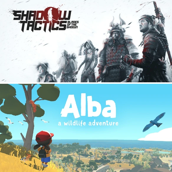 Shadow Tactics : Blades of the Shogun + Alba - A Wildlife Adventure