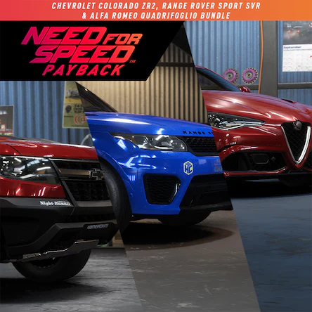 Need for Speed : Payback - Chevrolet Colorado ZR2, Range Rover Sport SVR & Alfa Romeo Quadrifoglio (DLC)
