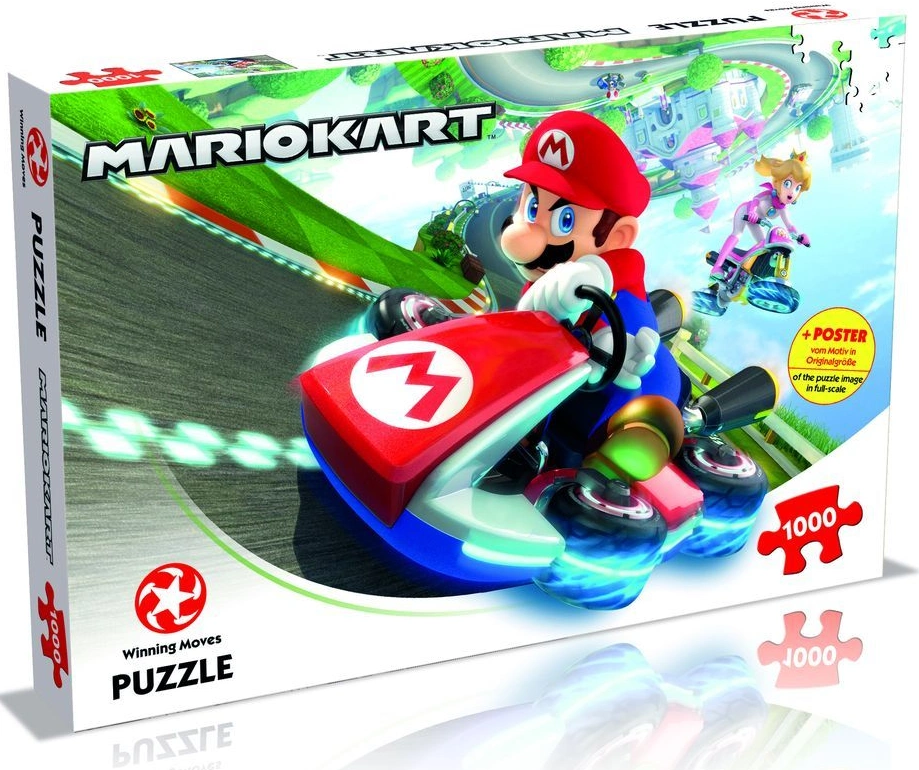 Puzzle Mario Kart 1000 Pièces - Winning Moves + 1 Poster inclus