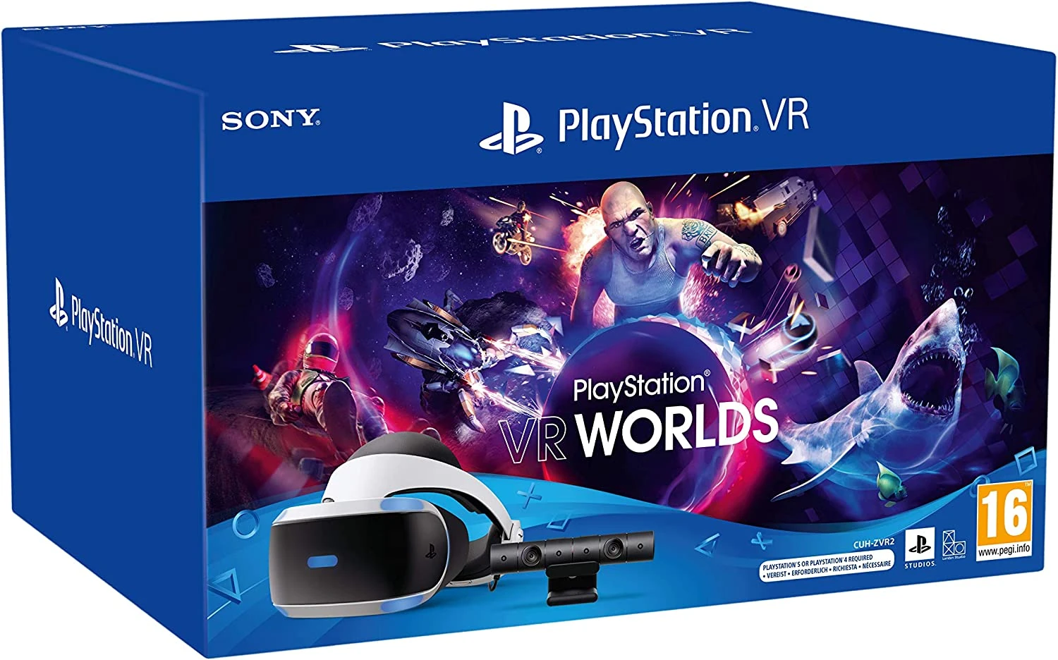Pack PlayStation VR + Camera V2 + Le Jeu VR Worlds