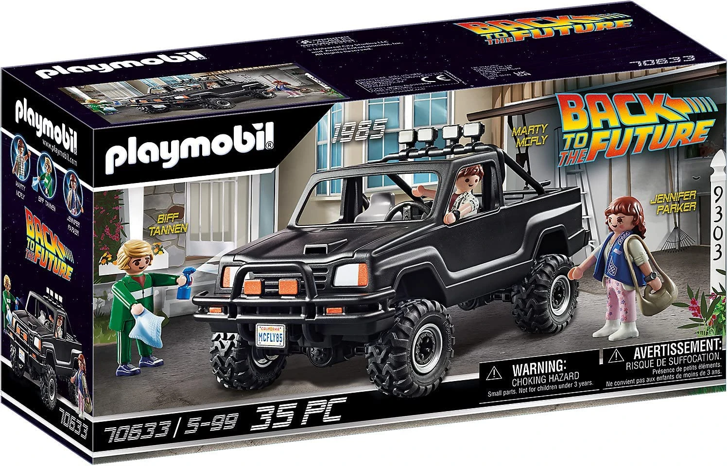 Playmobil 70633 - Retour vers Le Futur - Pick-Up de Marty