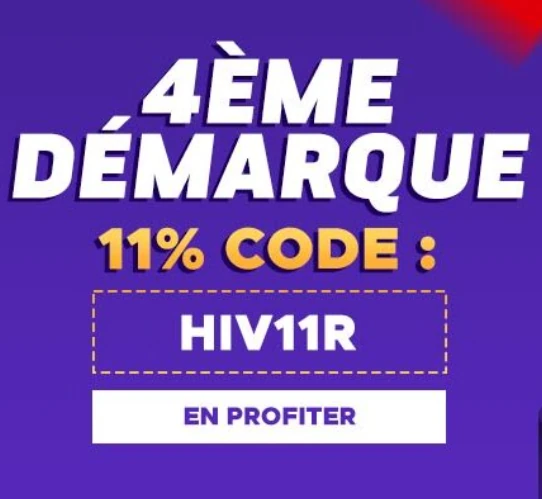 11% de Réduction sur Tout le Site