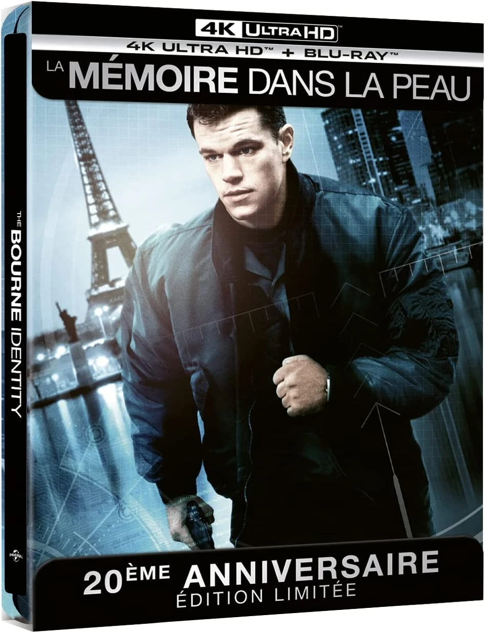 La Mémoire dans la Peau - 4K Ultra-HD & Blu-Ray - Edition Steelbook