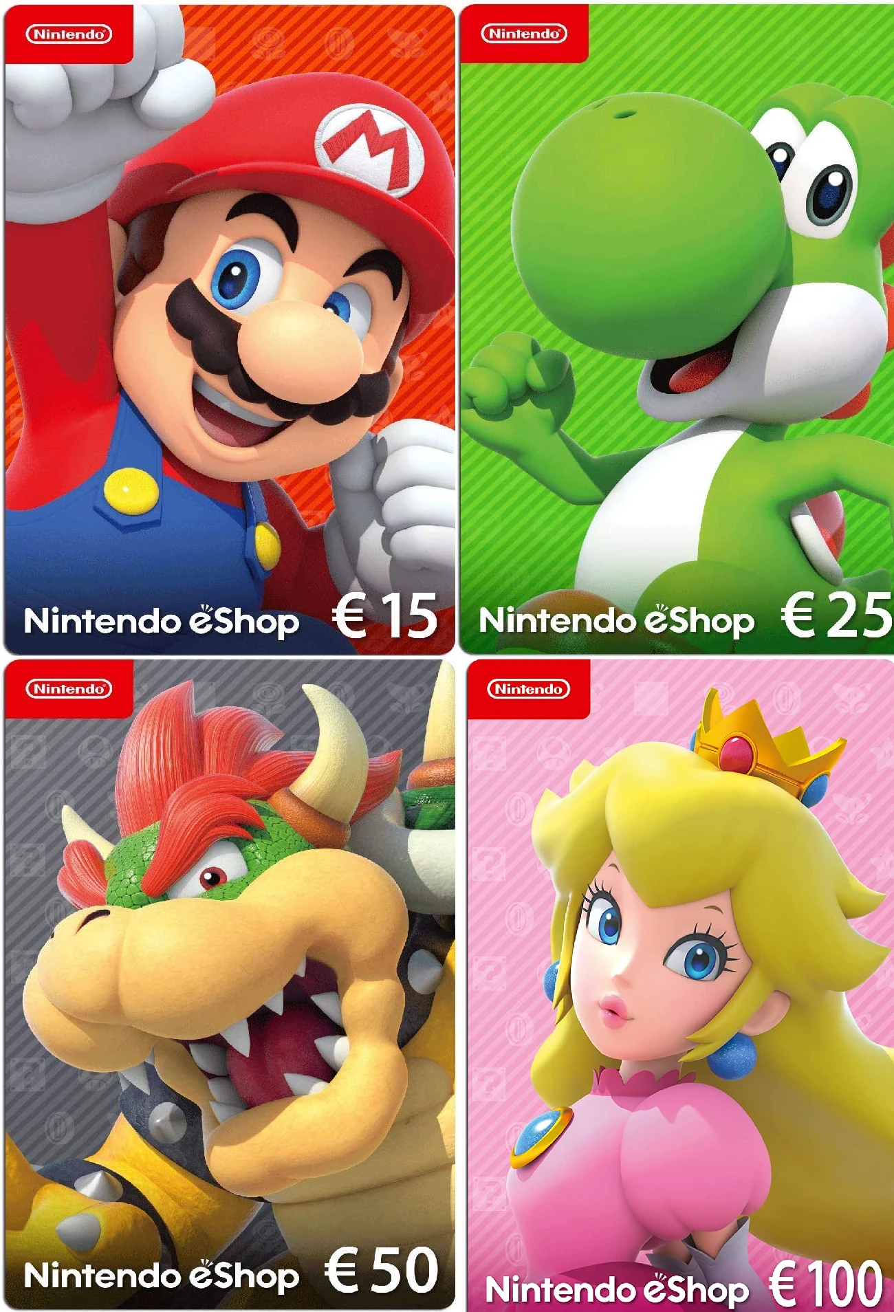 -12% sur Les Cartes Nintendo Eshop Europe