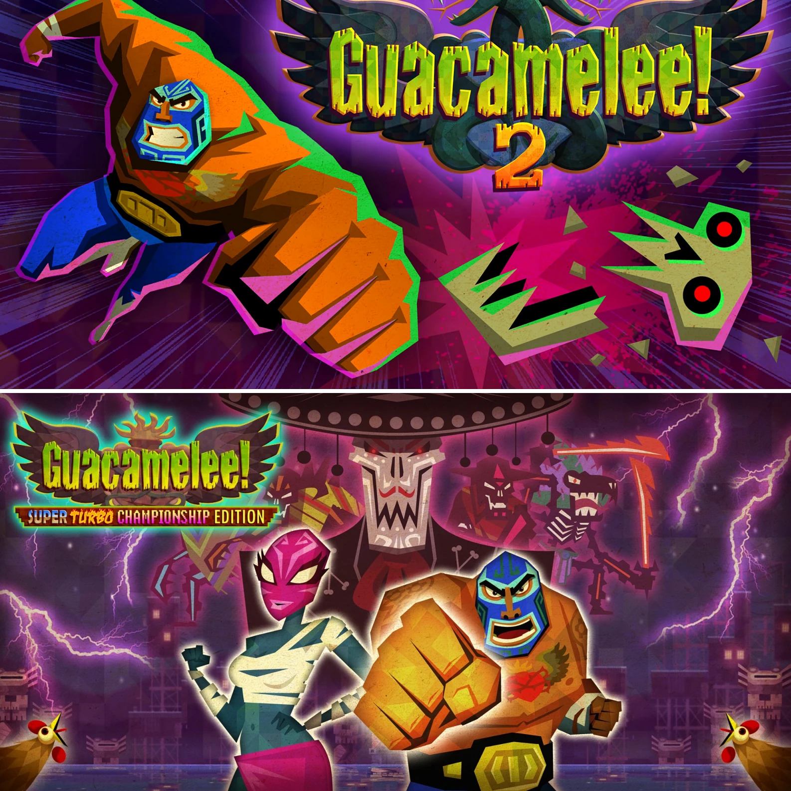 Guacamelee 2 + Guacamelee - Super Turbo Championship Edition