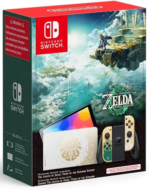 Console Nintendo Switch (Oled) - Edition The Legend Of Zelda Tears Of The Kingdom