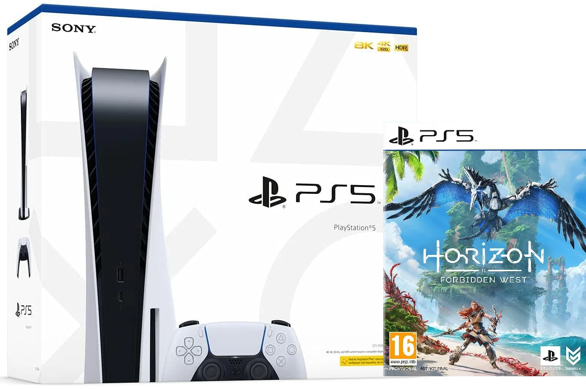 Console Sony PlayStation 5 - Edition Standard + Horizon Forbidden West