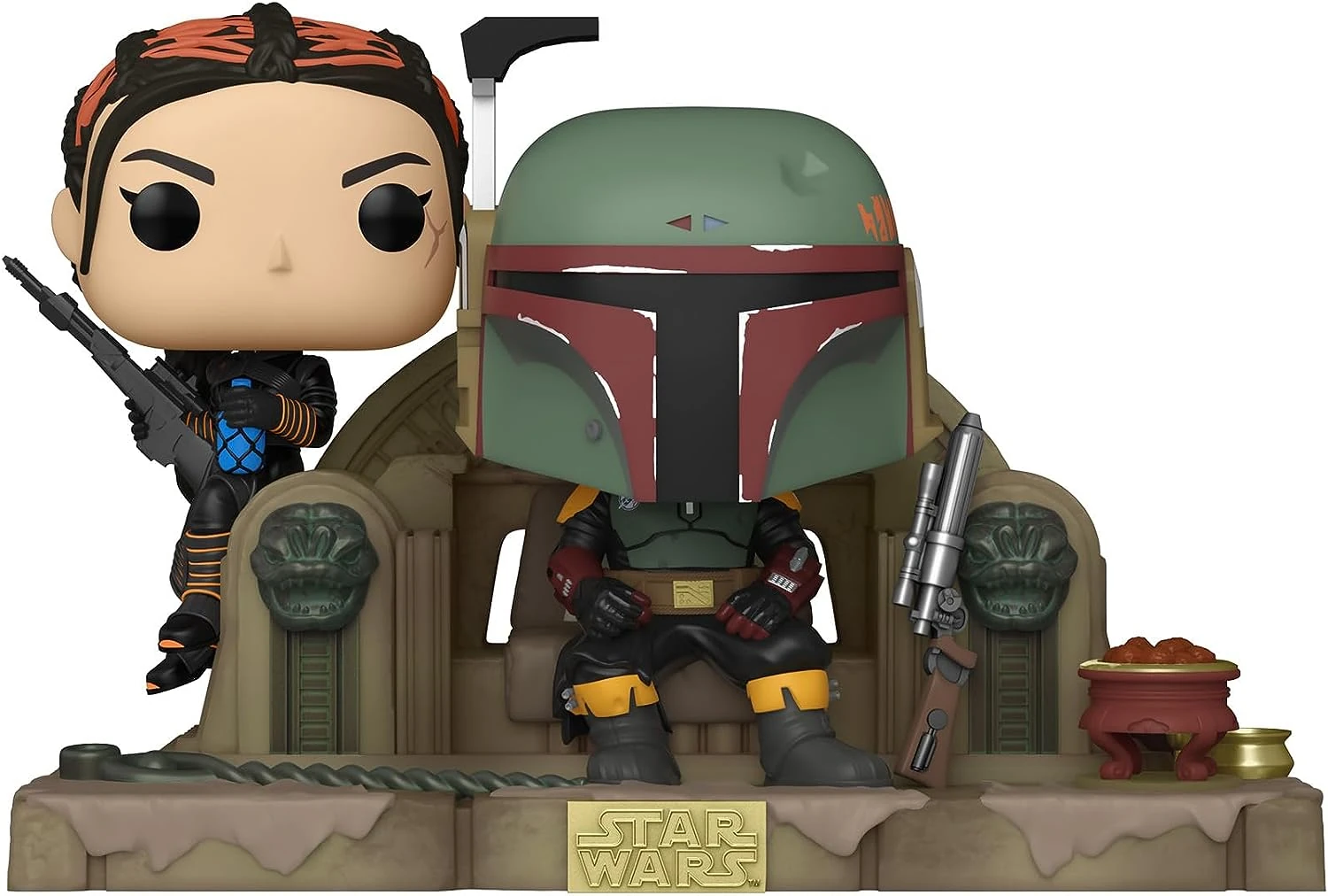 Figurine POP - The Mandalorian - Boba Fett & Fennec