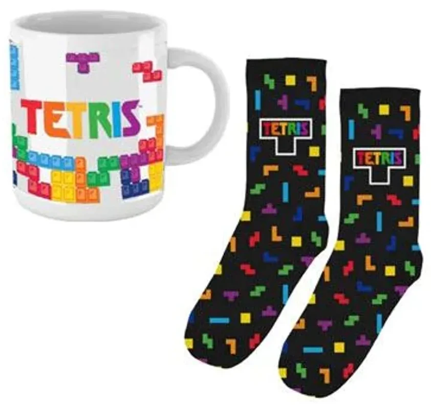 Coffret Mug + Chaussettes Tetris