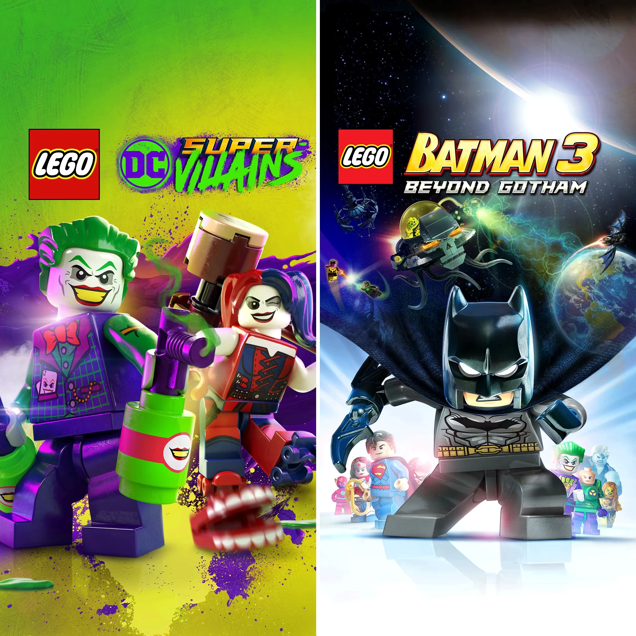  LEGO DC Super Vilains + Lego Batman 3 : Au-delà de Gotham