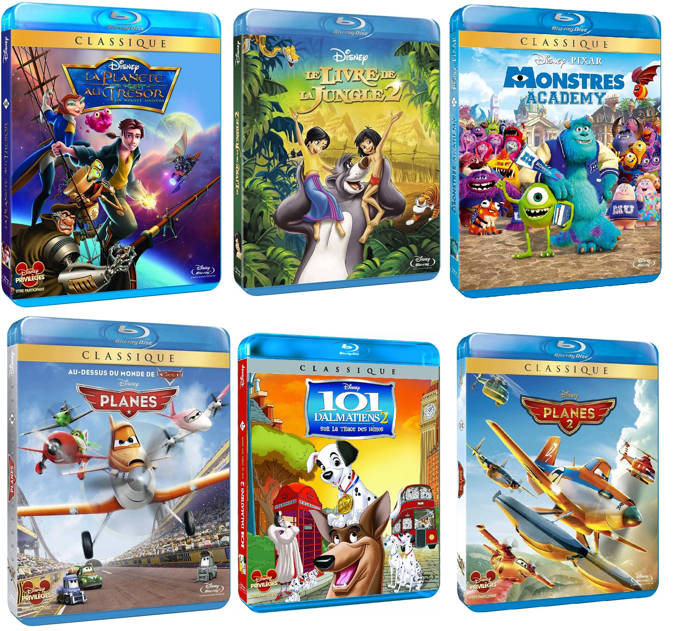 Sélection de Blu-Ray Disney Classique