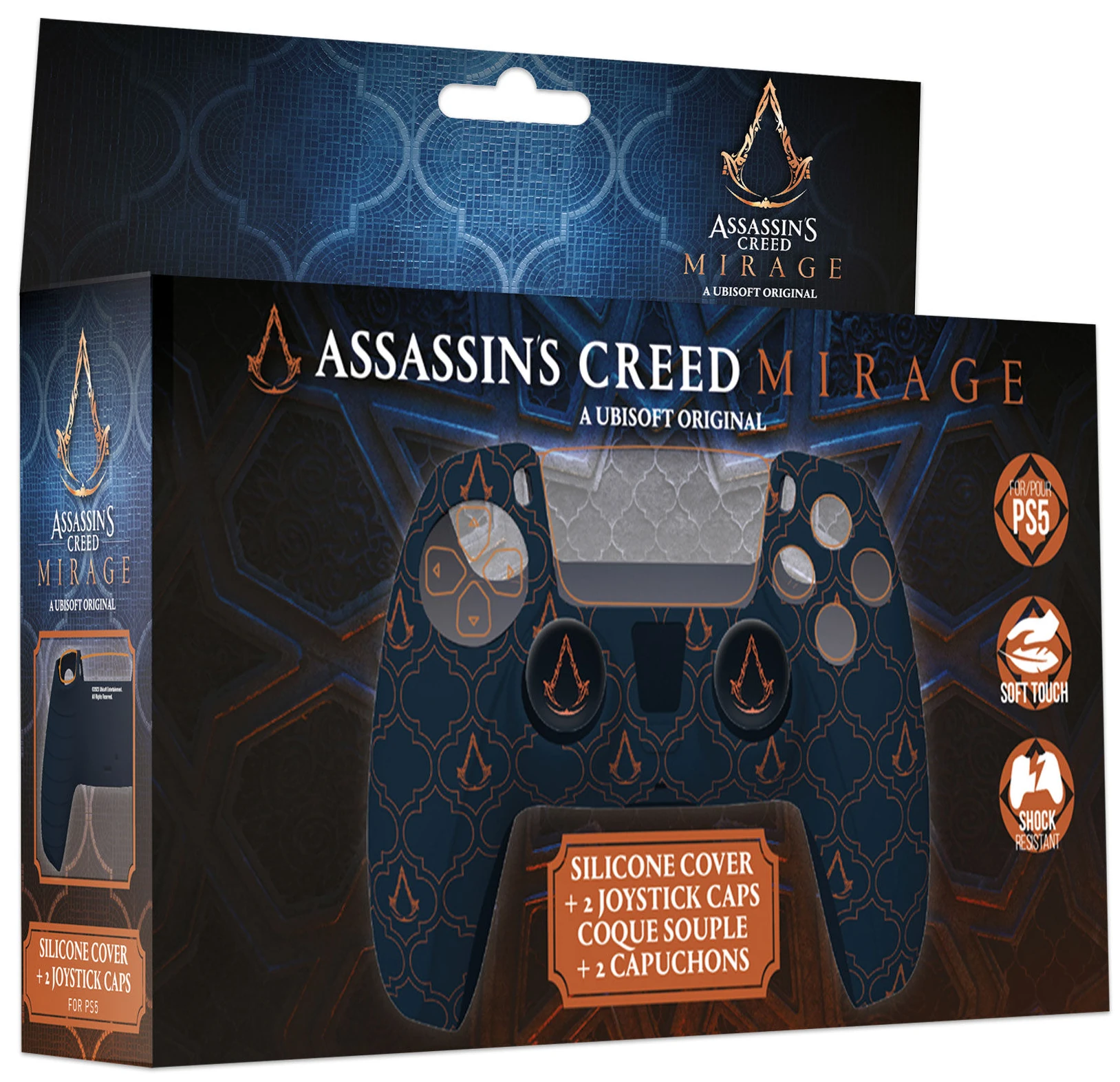 Coque Silicone + Grips pour DualSense - Assassin's Creed Mirage