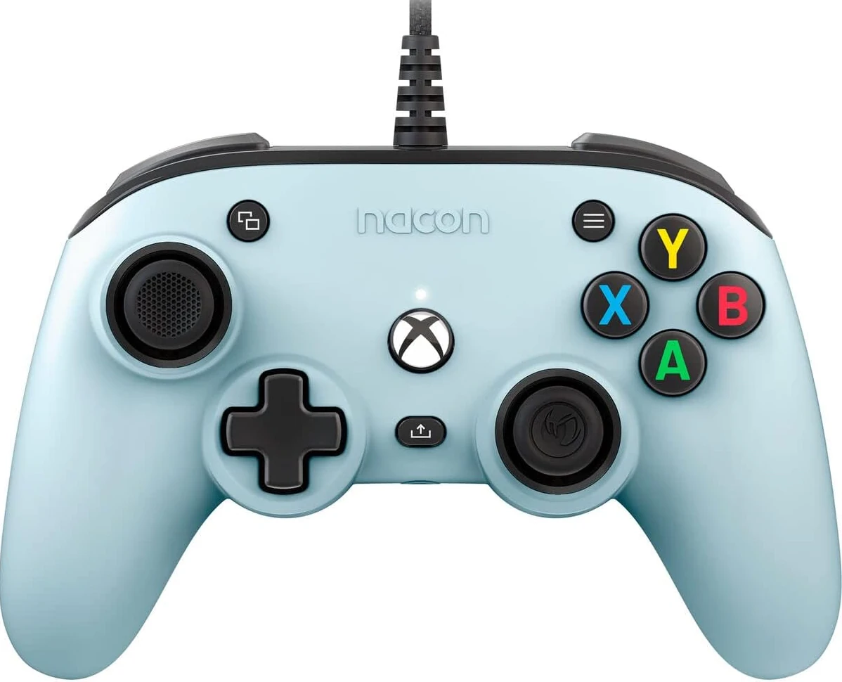 Sélection de Manette Nacon Pro Compact en Promo : Manette Filaire - Nacon Pro Compact - Bleu Pastel