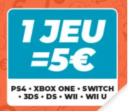 Sélection de Jeux d'Occasions à 5€