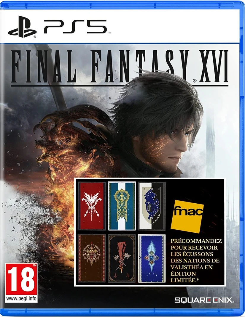 Final Fantasy XVI + Pack d'Ecussons des Nations de Valisthéa