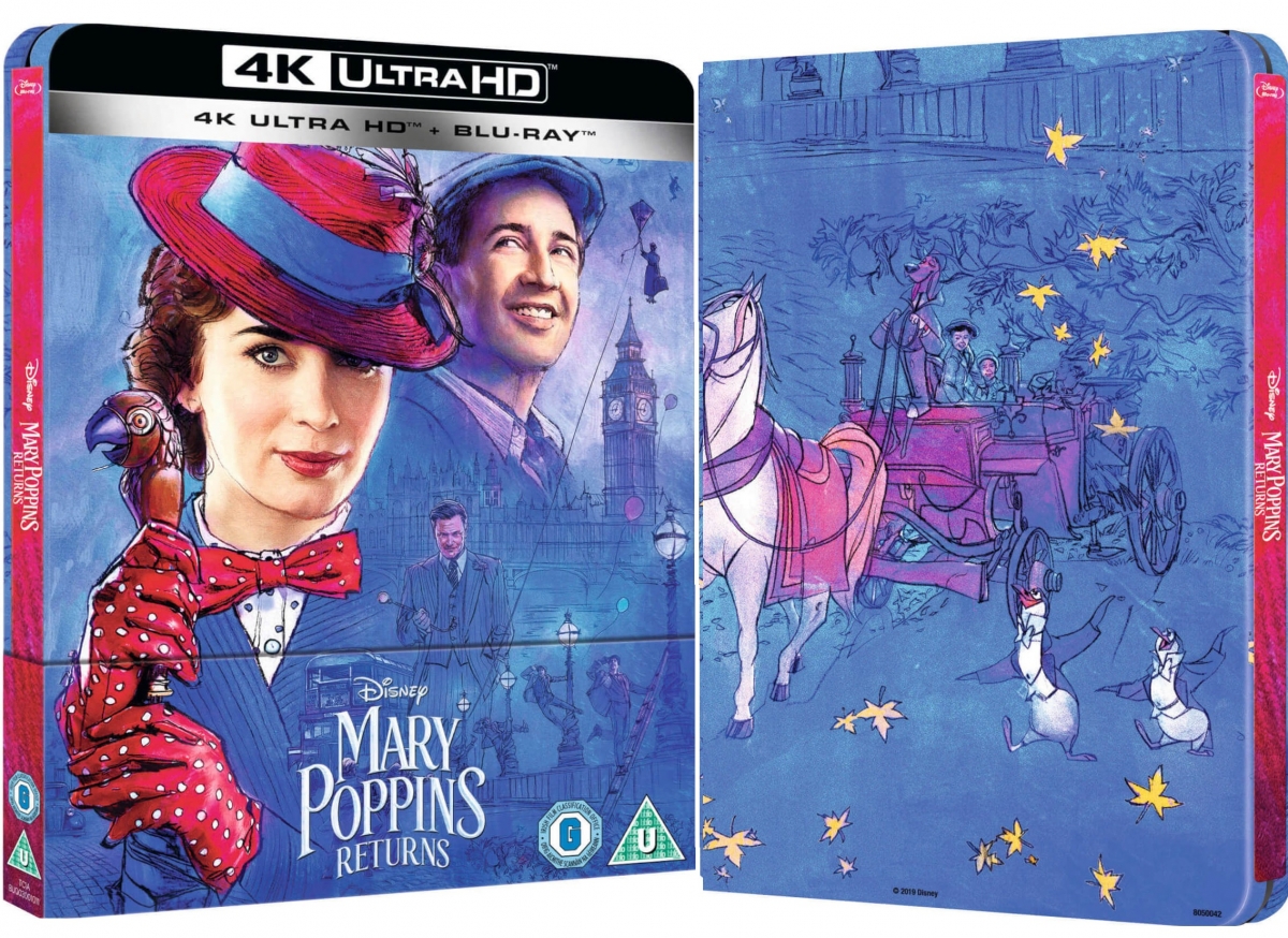 Le Retour de Mary Poppins 4K Ultra HD (+ Blu-ray 2D) - Steelbook