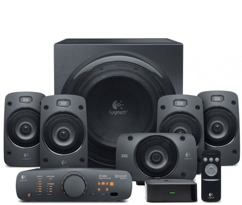 Kit Enceintes Logitech Z906 5.1 - 1000W THX, Dolby DTS - Pour PC, TV, Xbox, PS4