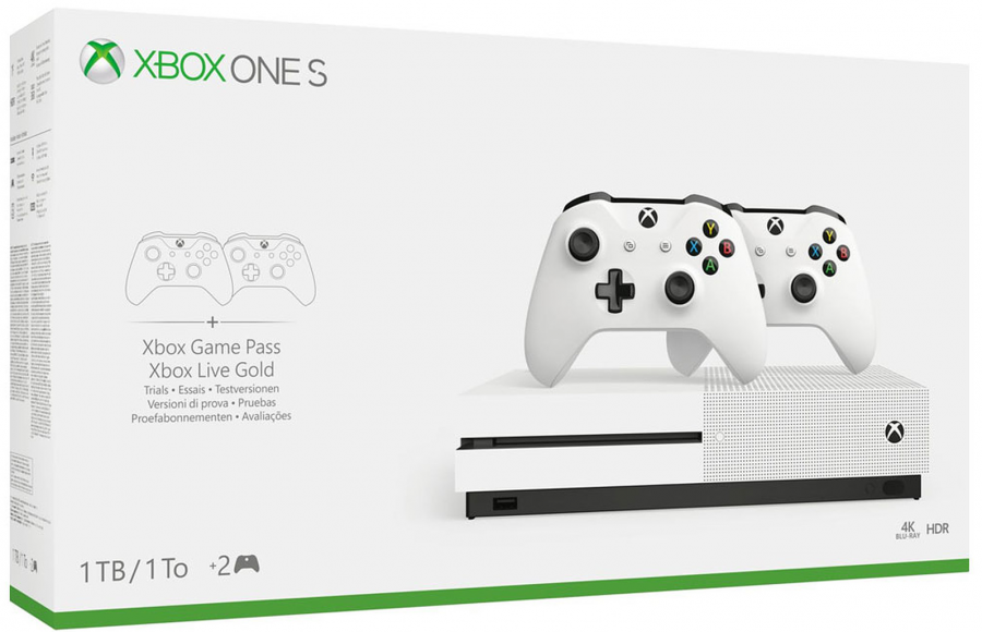 Console Xbox One S - 1 To + 2e manette