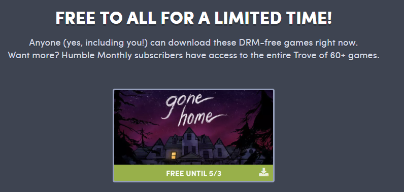 Gone Home Gratuit