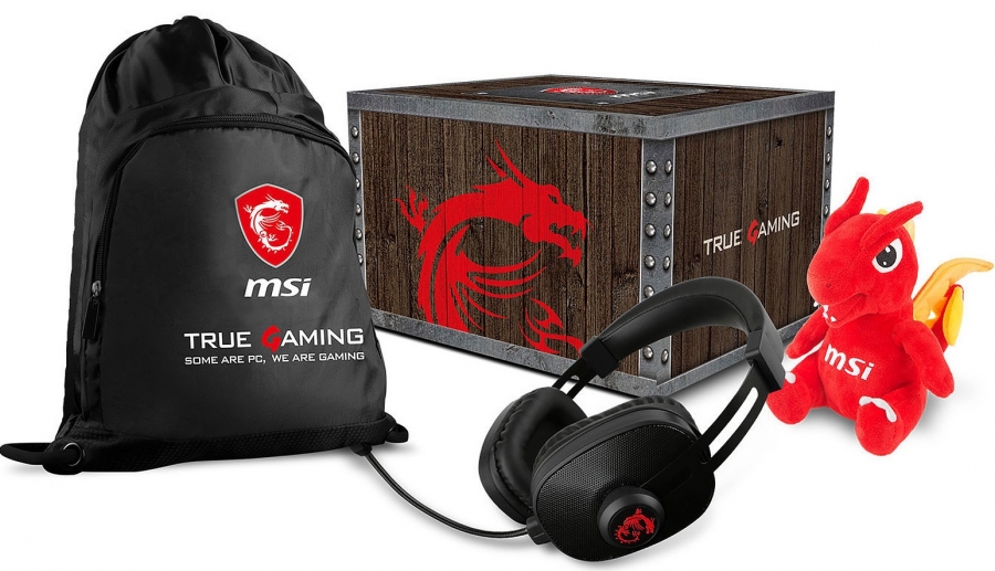 MSI Loot Box : Casque Peluche et sac à dos