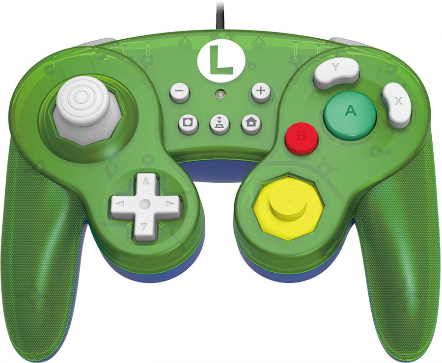 Manette Gamecube Horipad Luigi Vert