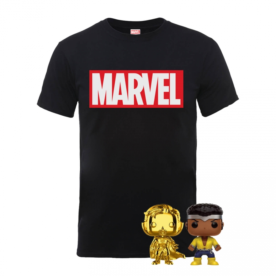 Bon plan T-Shirt Marvel avec figurines funko pop